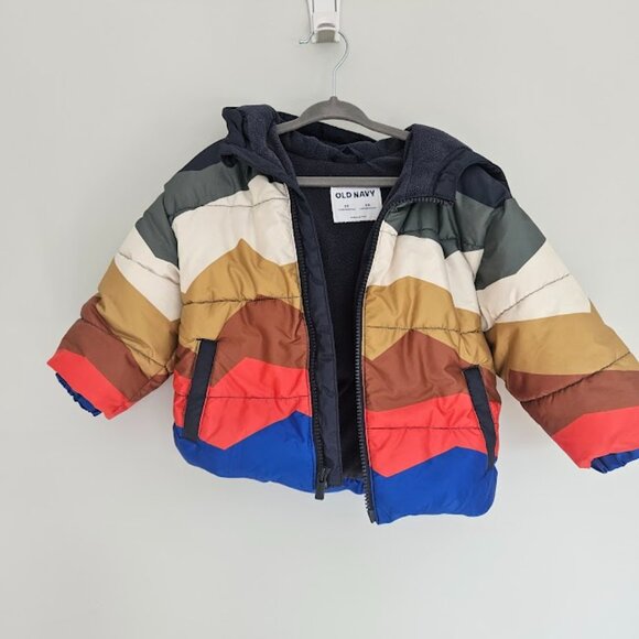 Old Navy Toddler Boys Puffer Jacket - Size 2T - Picture 3 of 7